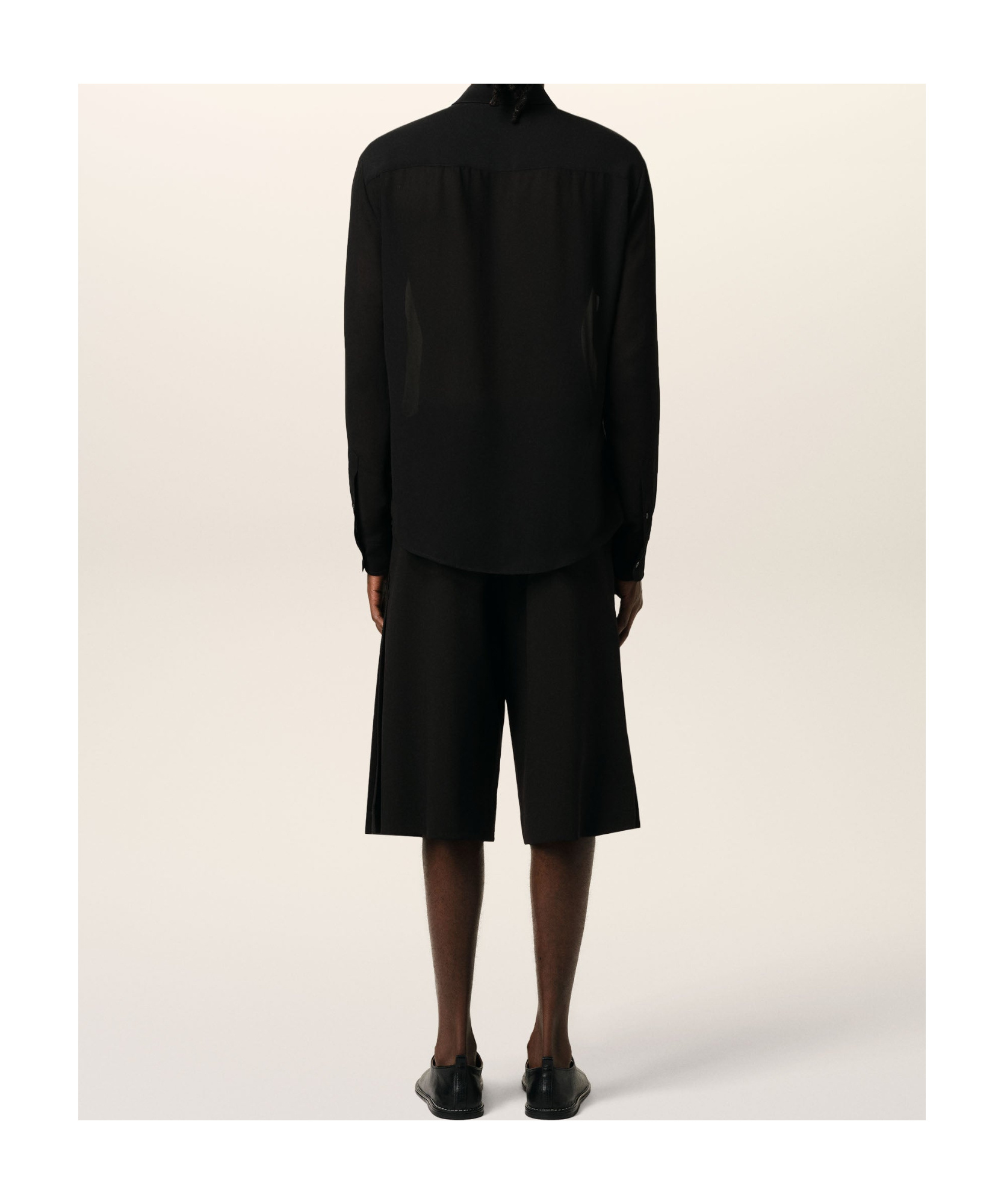 Ami Alexandre Mattiussi Ami Buttoned Sleeved Shirt In Black