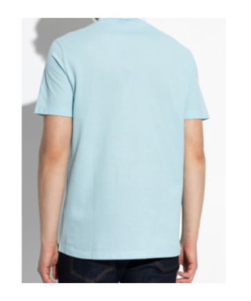 Versace Medusa Embroidered Polo T-shirt In Blue