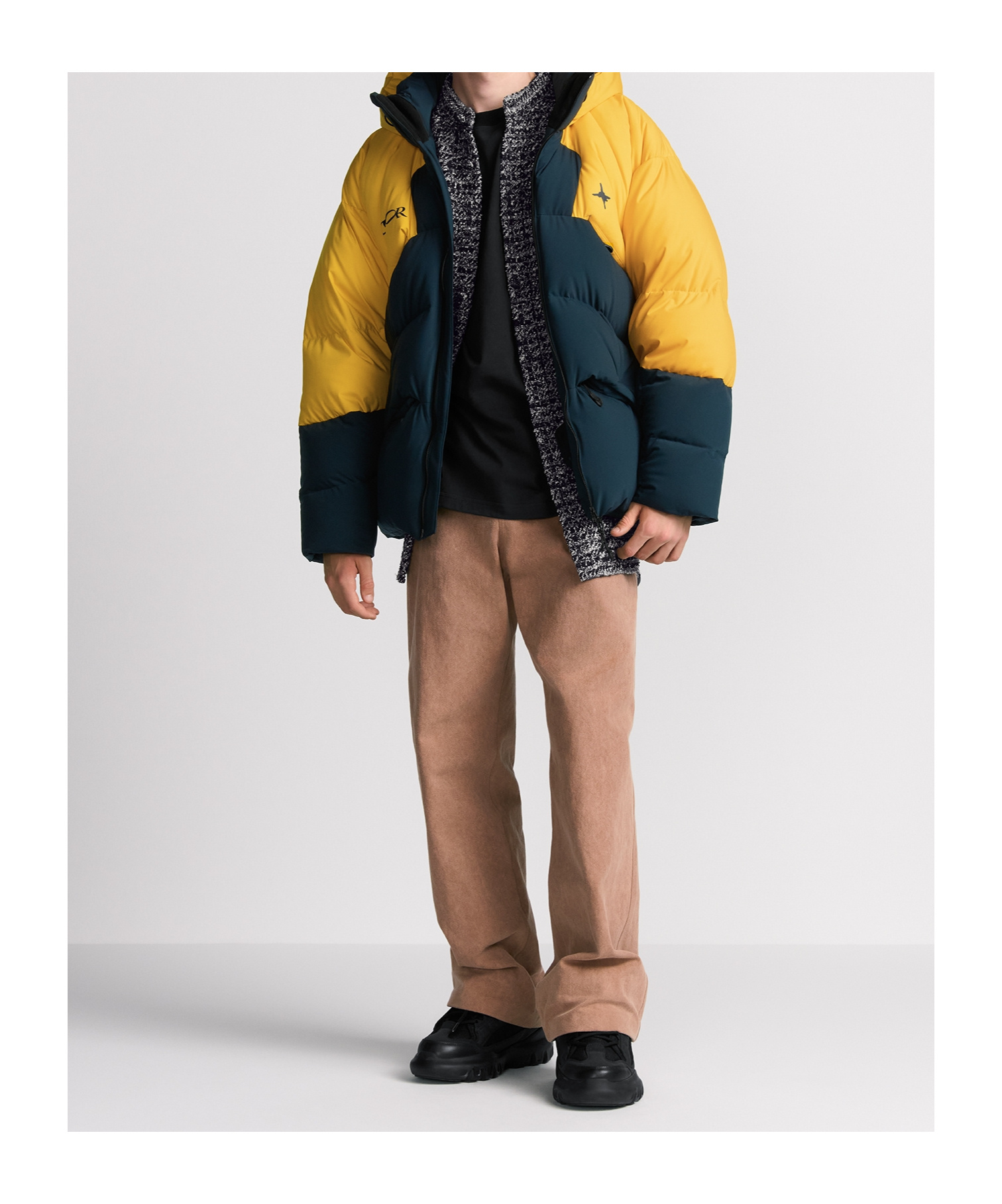 Dior Lewis Hamilton Down Ski Jacket In Blue