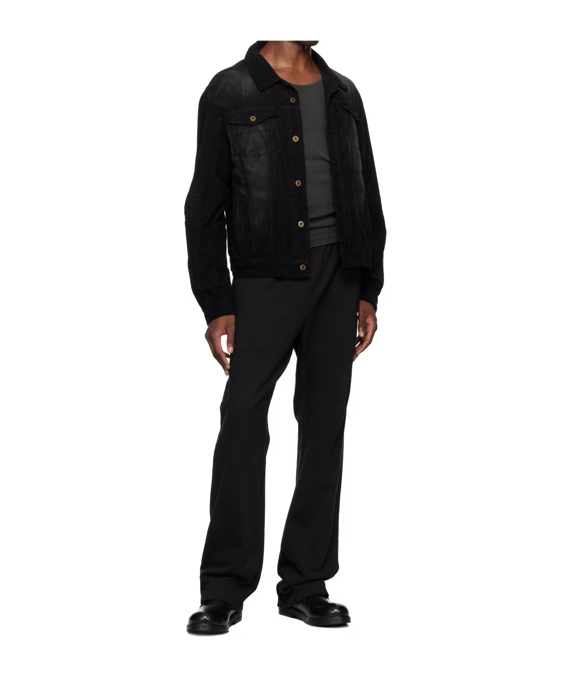 We11 Done Logo Embroidered Casual Jacket In Black