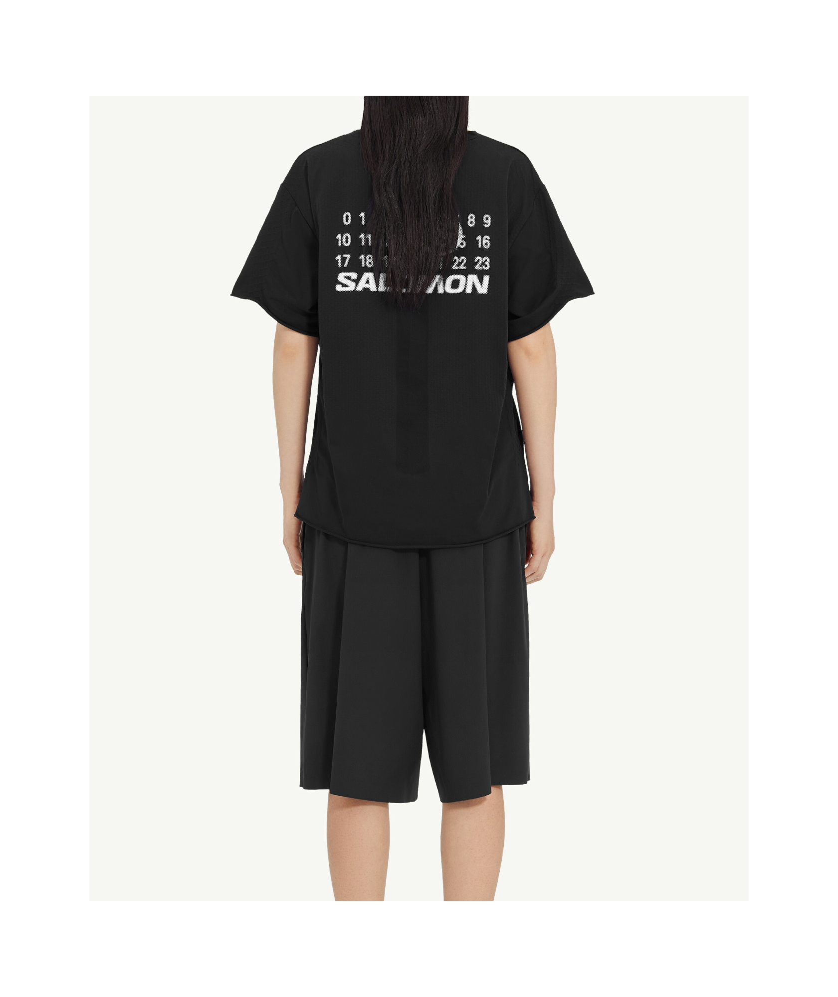 Mm6 Maison Margiela Mm6 X Salomon Seamless T-shirt In Black
