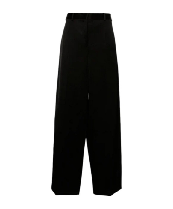 Jil Sander Pressed-crease Palazzo Pants In Black