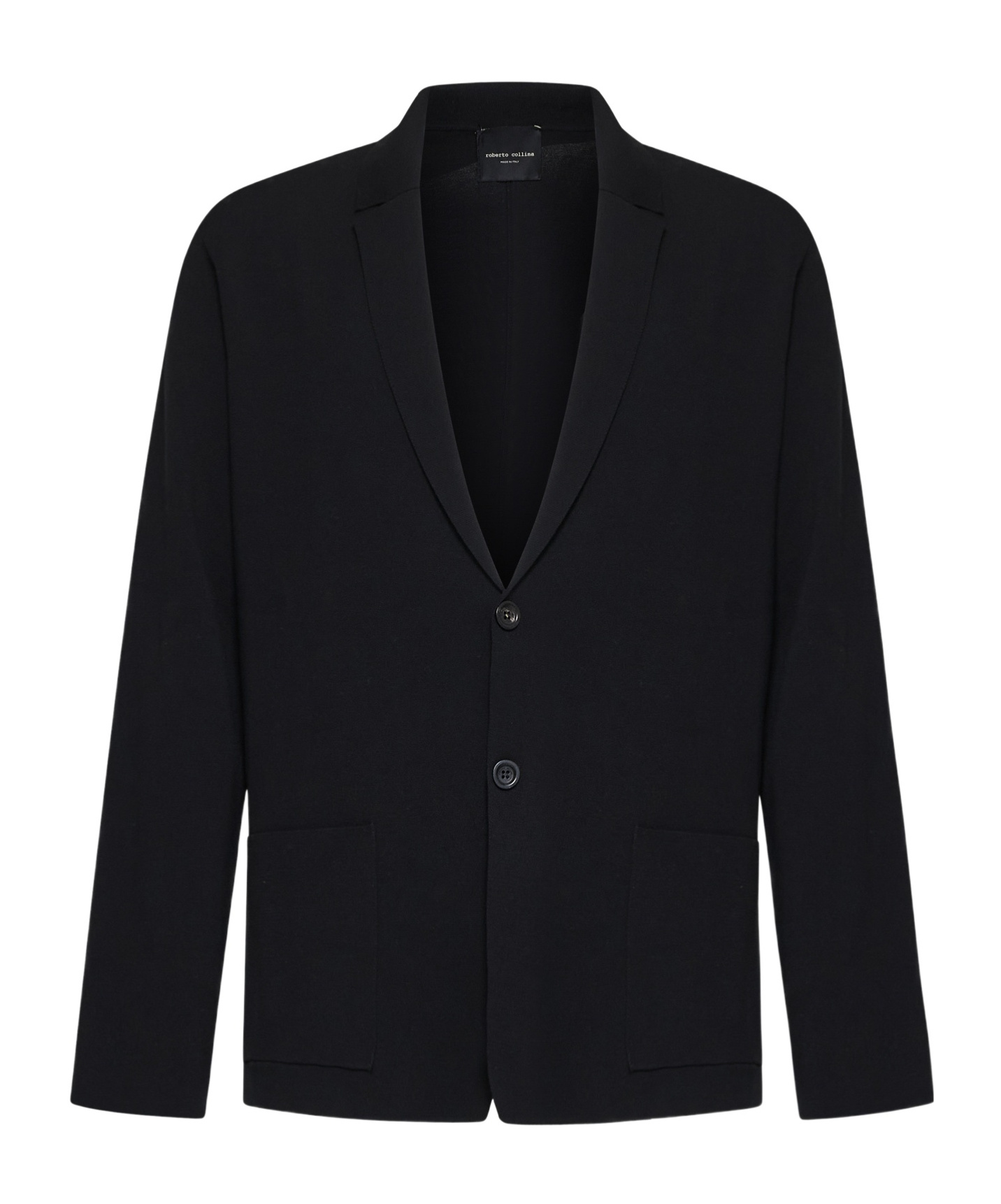Roberto Collina Single-breasted Blazer In Black