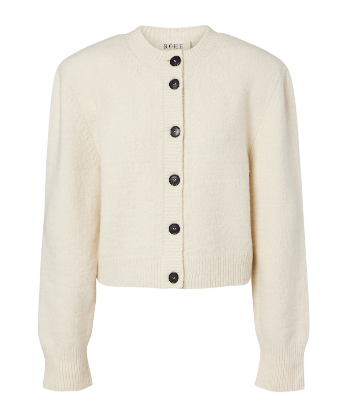 Rohe Wool Cardigan In White