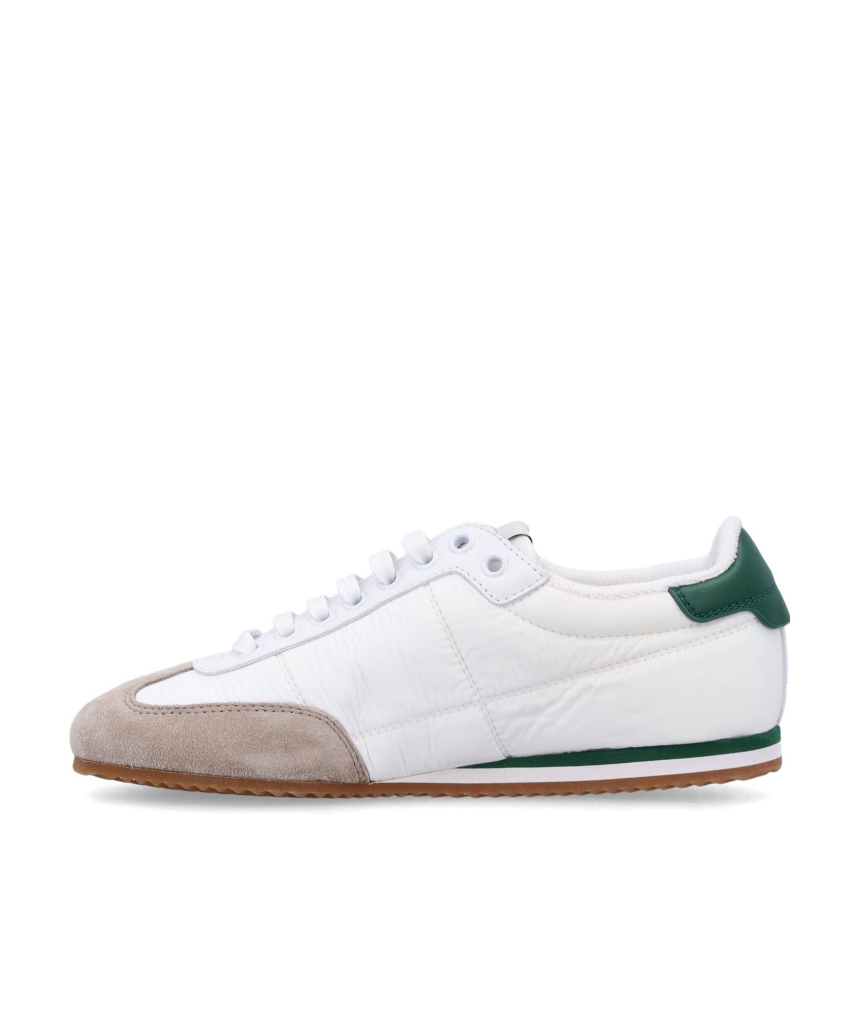 Saint Laurent Logo Printed Lace-up Sneakers In White