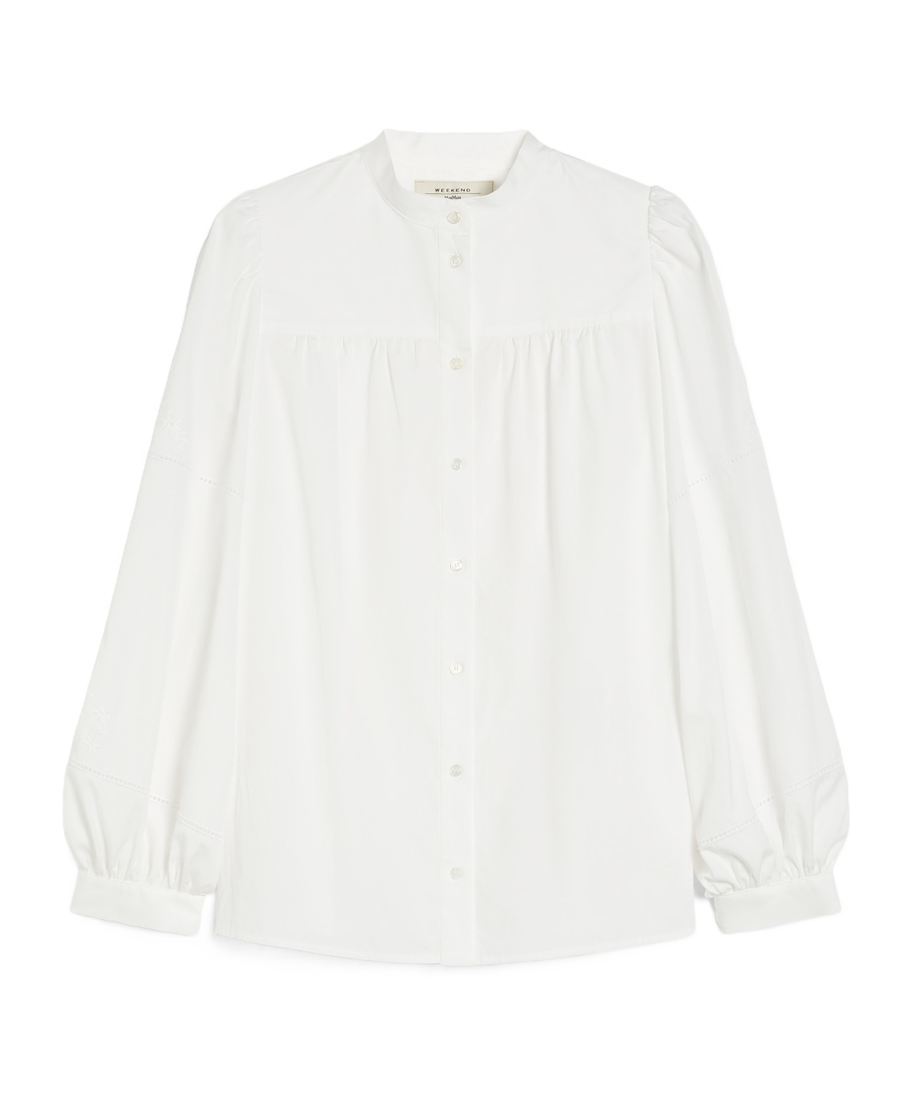 Weekend Max Mara Long-sleeved Shirt In White
