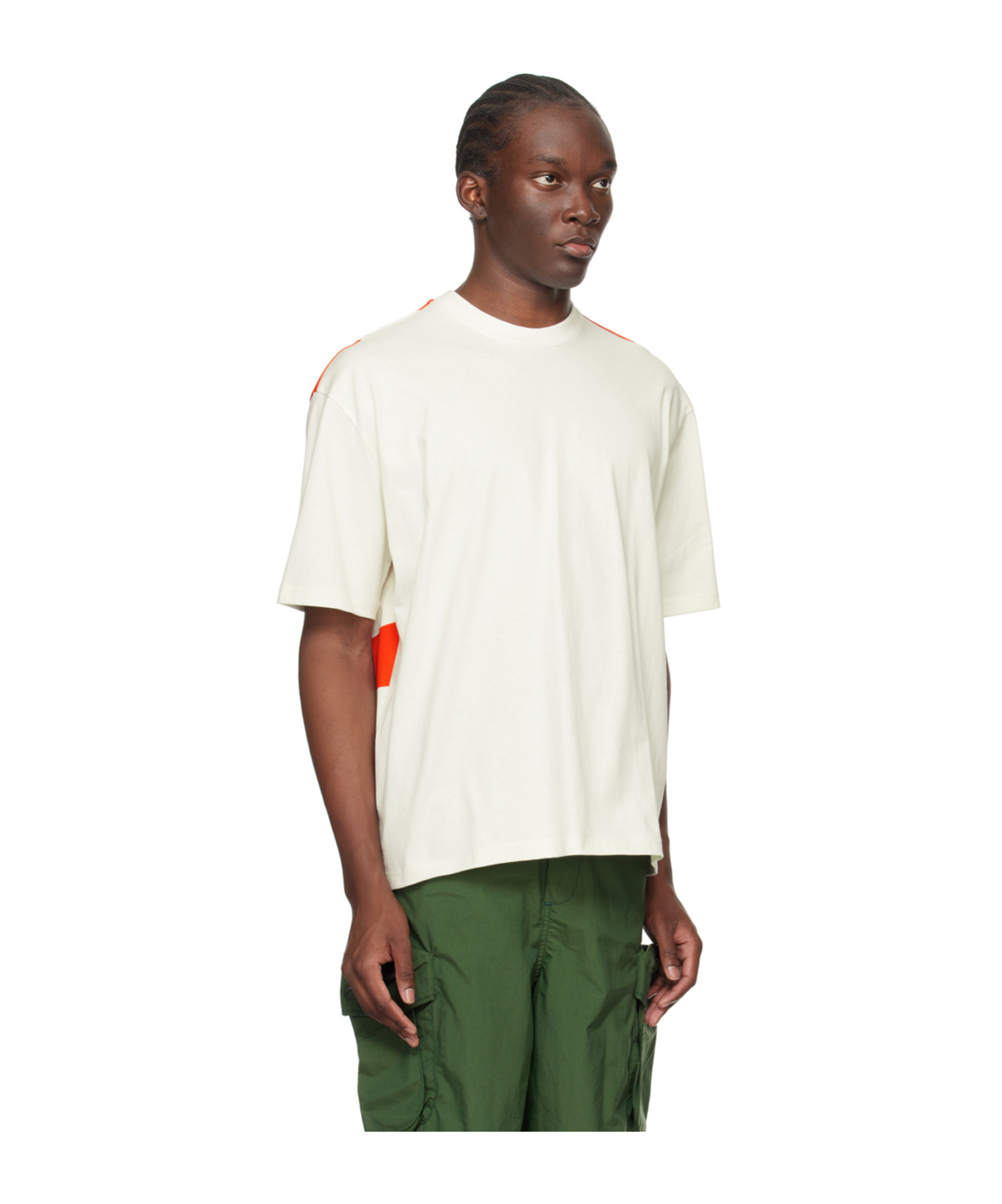 Sunnei Item O-neck Short-sleeved T-shirt In White