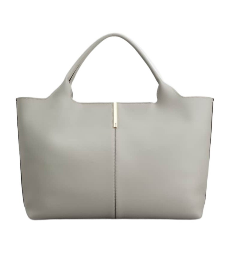 Tod's Double-handle Handbag In Gray