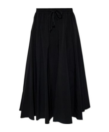 Yohji Yamamoto Midi Skirt In Black