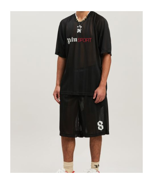 Palm Angels Palm Sport Bermuda In Black