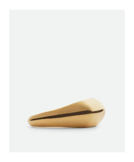 Bottega Veneta Kleiner Fin Ring In Golden