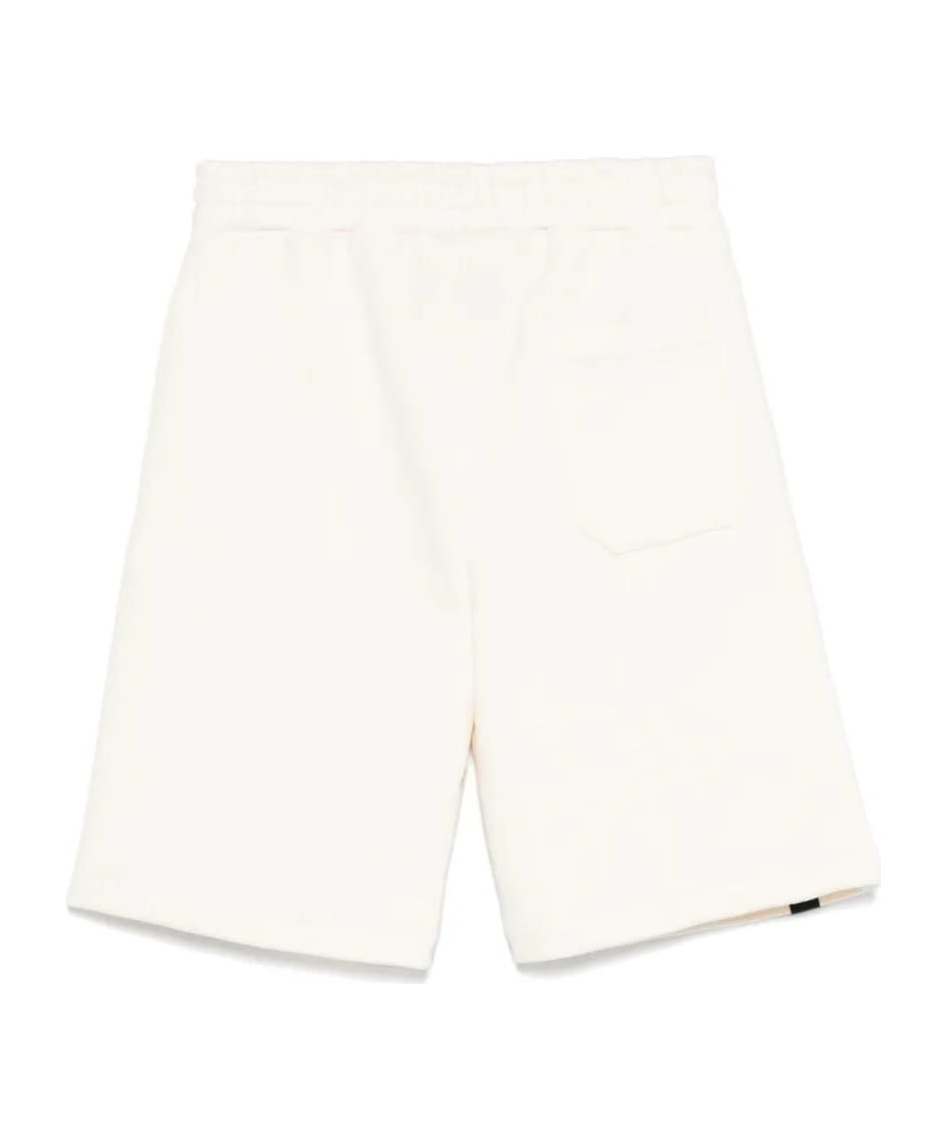 Barrow Logo-print Shorts In White