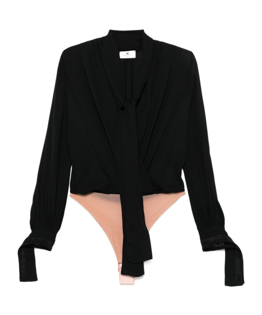 Elisabetta Franchi Bodysuit Featuring Bow Detail And Keyhole Back