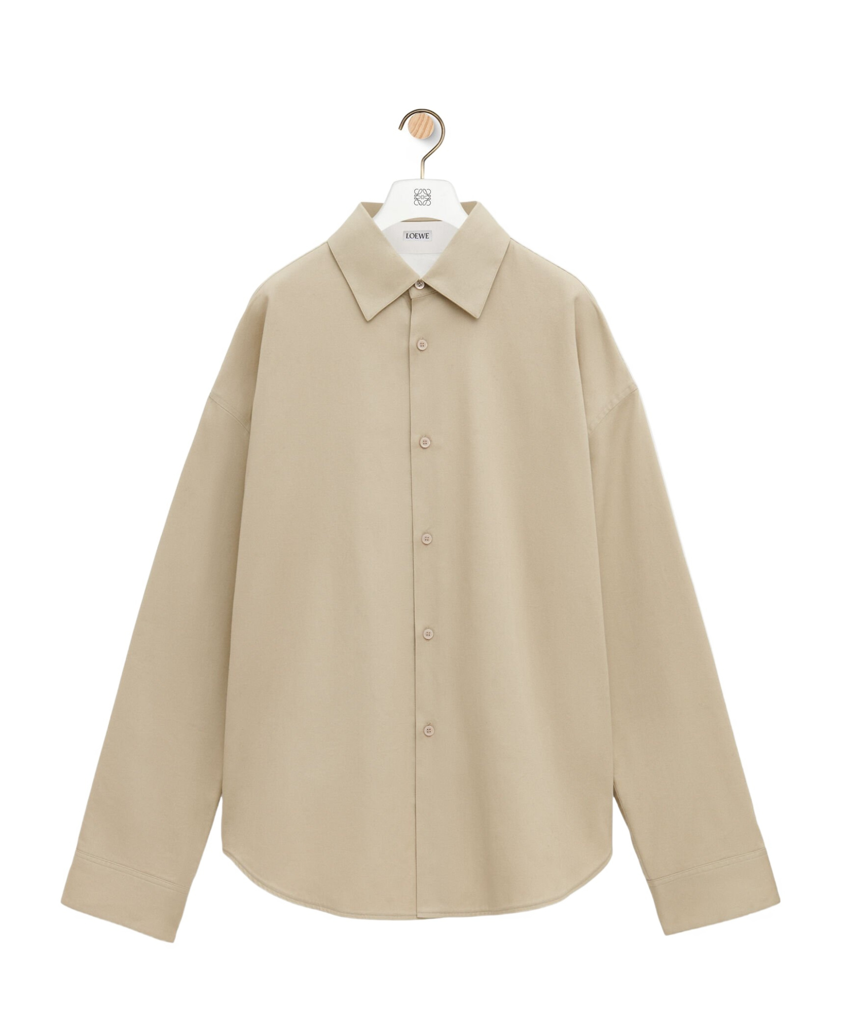 Loewe Anagram Shirt In Brown