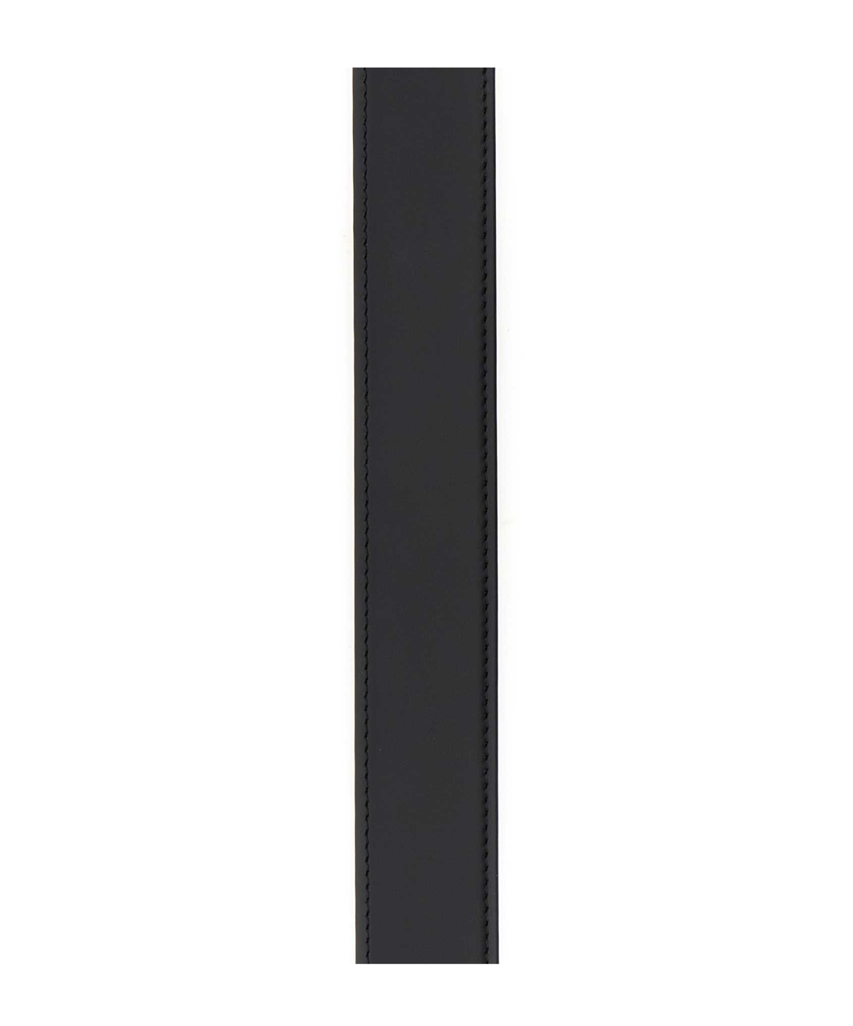 Off-white Logo Plaque Belts In Black