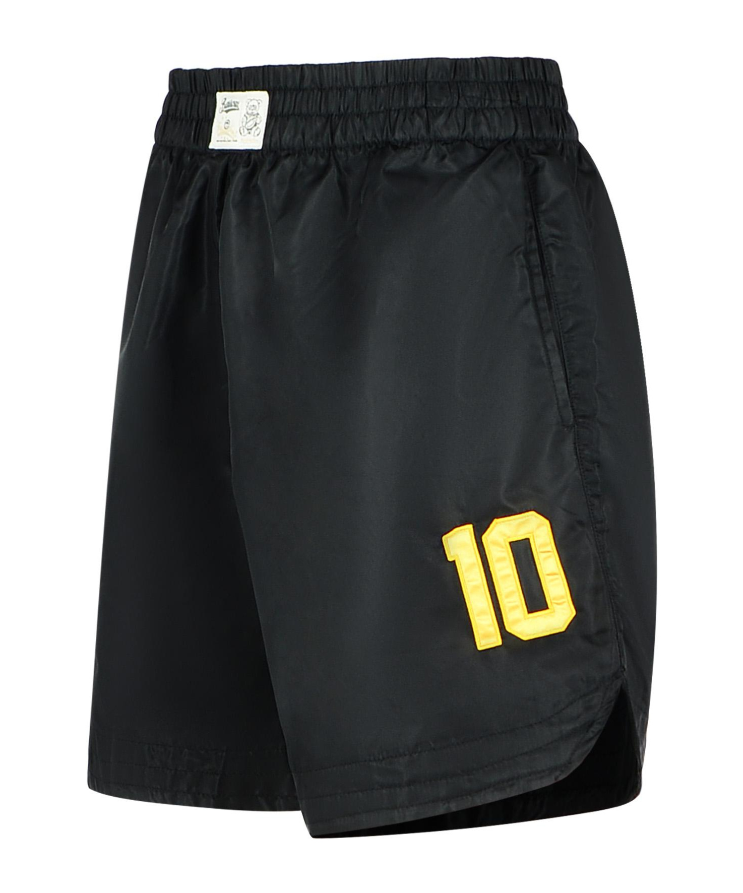 Barrow Black Nylon Basket Bermuda Shorts In Black