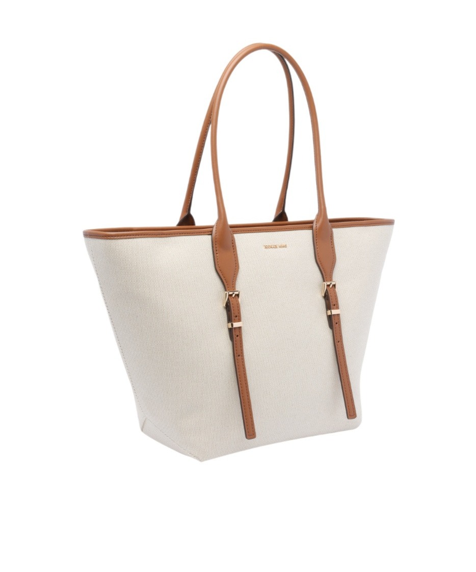 Michael Michael Kors Moore Large Buckle Tote Bag In Nude