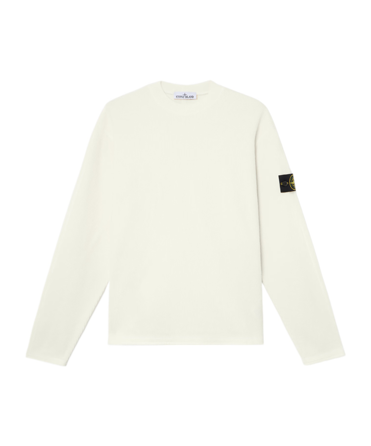 Stone Island Comfort Fit Crew Neck Sweatshirt With Back Yoke In Neutral