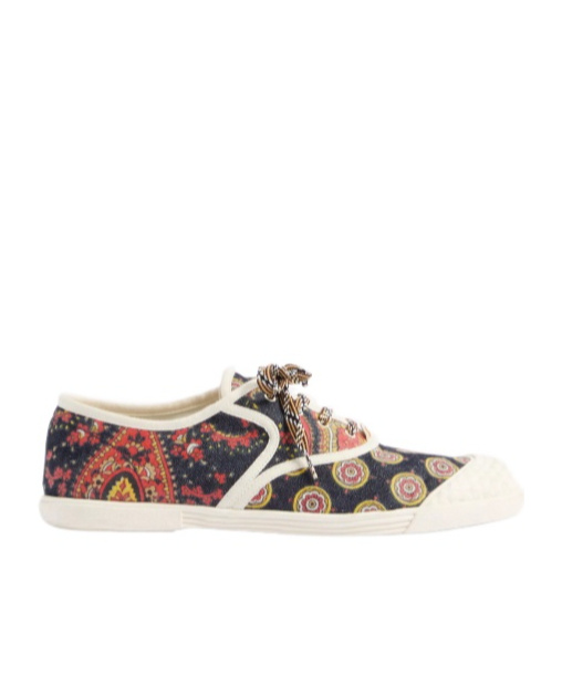 Valentino Lace-up Low-cut Casual Shoes In Multicolor