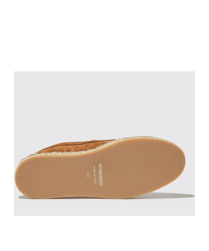 Scarosso Diego Suede Espadrilles In Brown