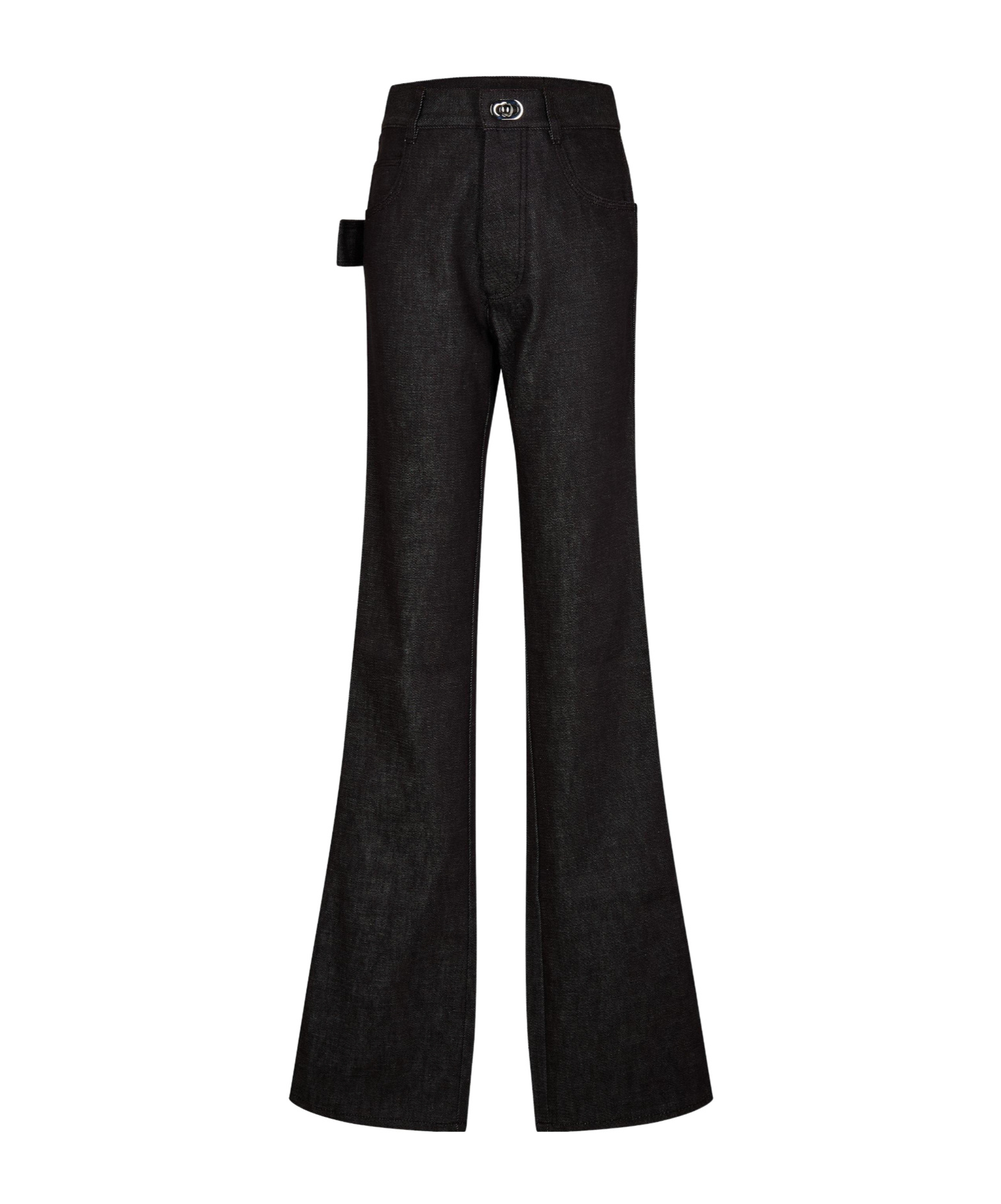 Bottega Veneta Highwaisted Flaredleg Jeans In Black