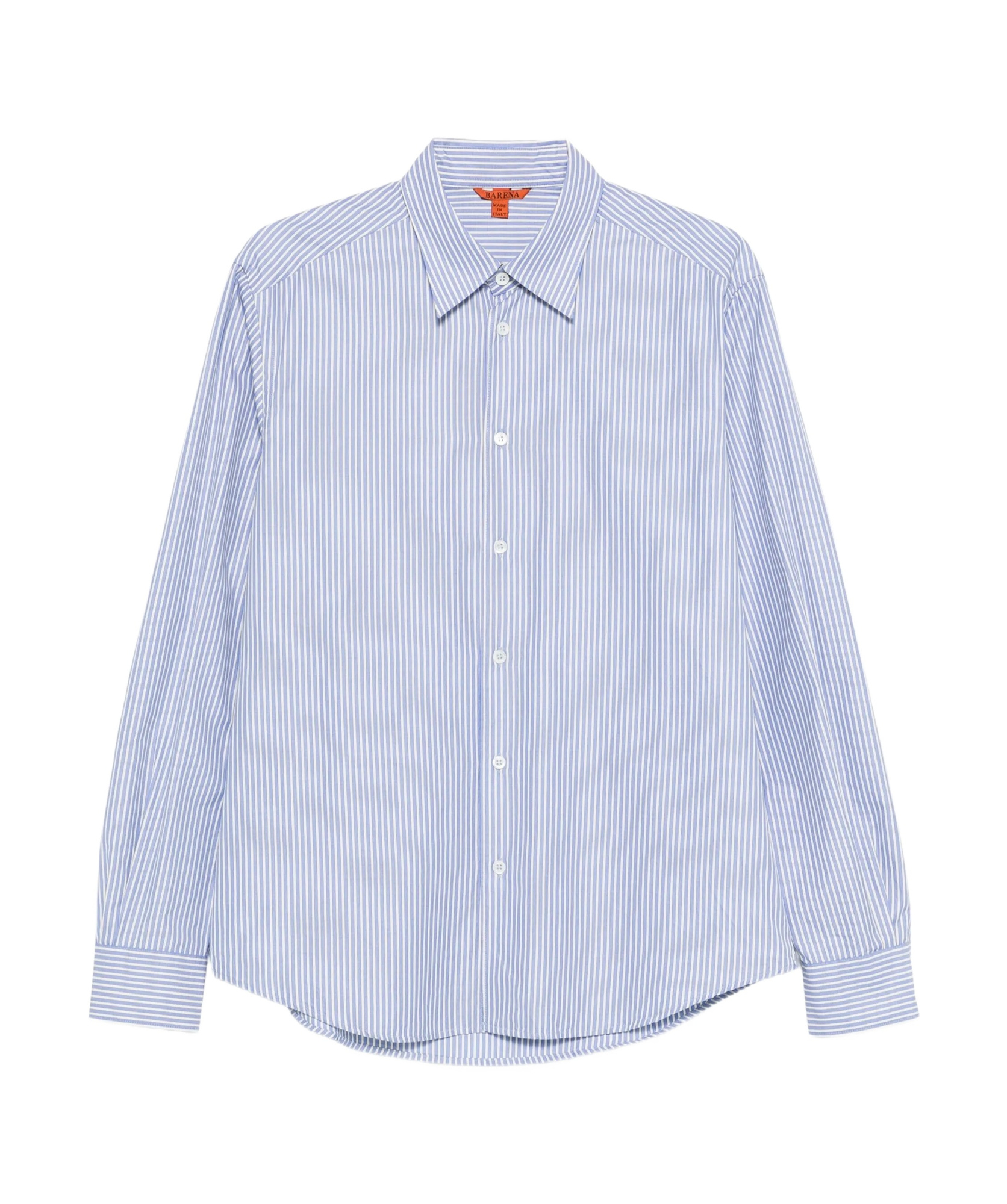 Barena Venezia Striped Long-sleeved Shirt In Blue