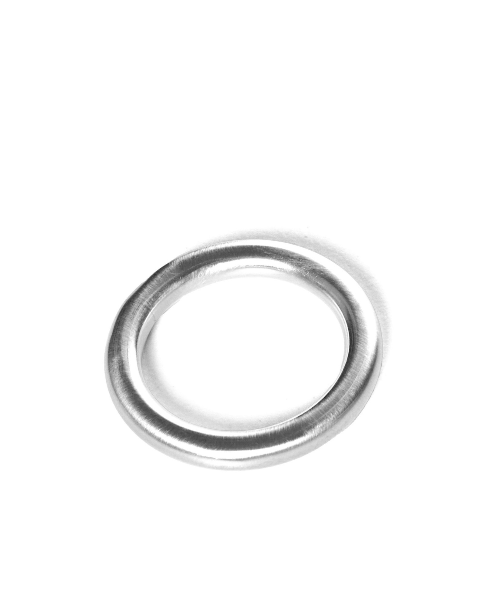 Jil Sander Halo Band Ring In Gray