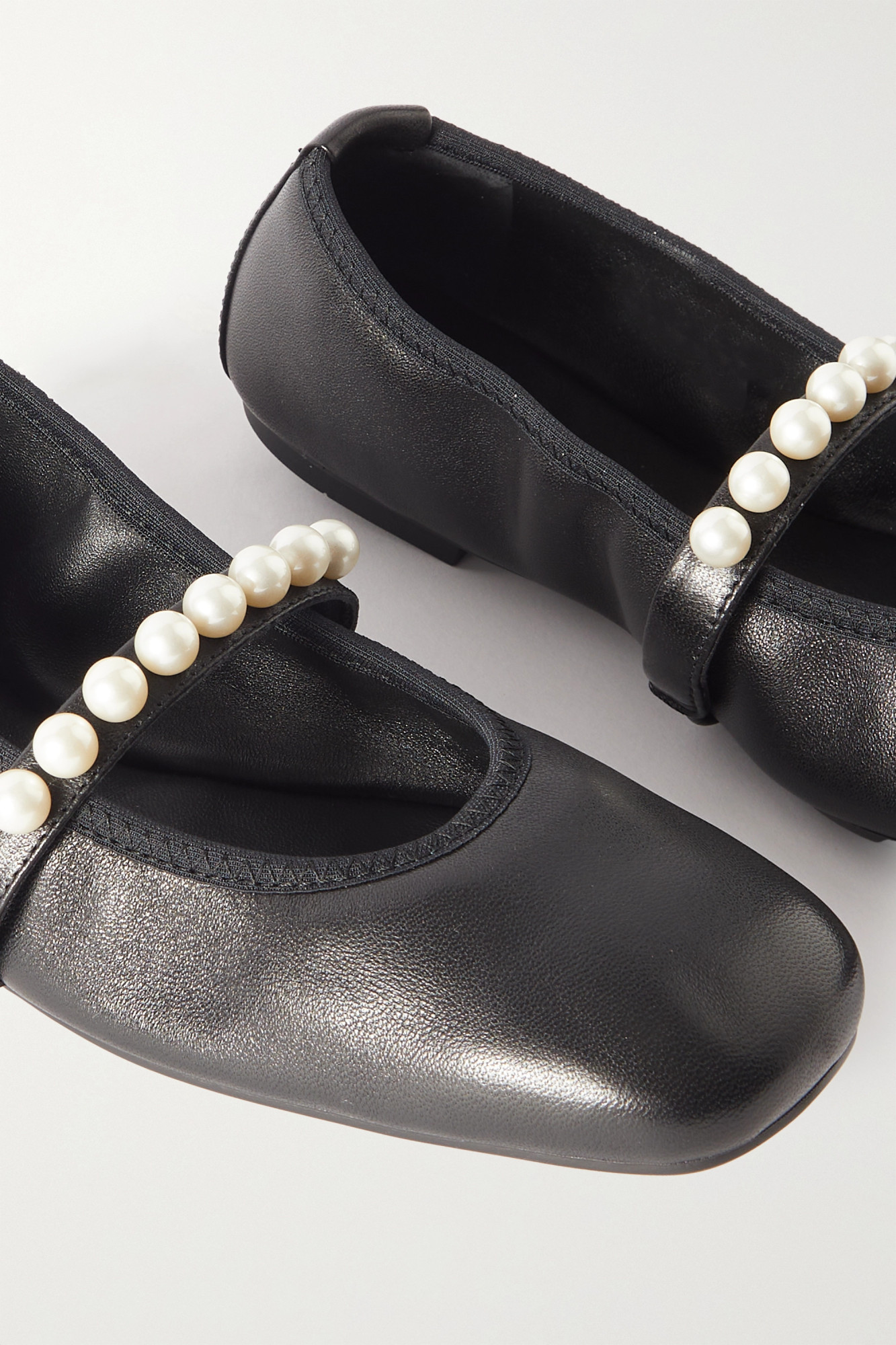 Stuart Weitzman Ballet Flats Woman Color Black In Black