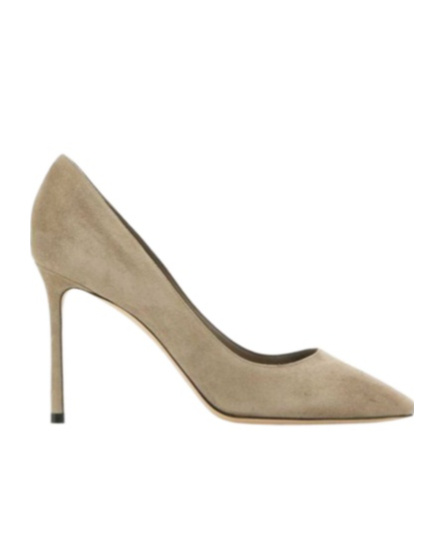 Jimmy Choo Romy Pointed-toe Pumps In Nude