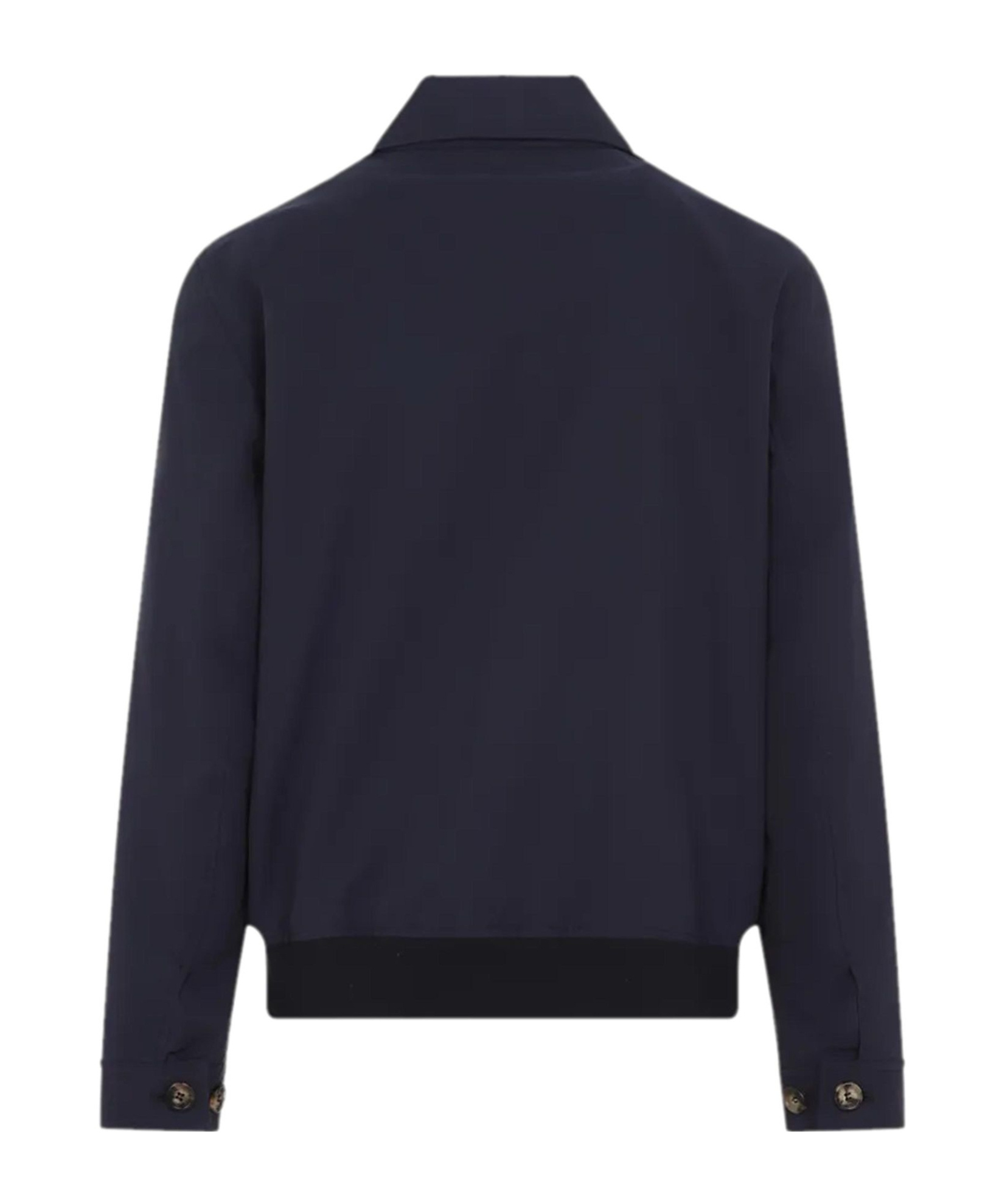 Brunello Cucinelli Tailored Blue Jacket With Classic Button-up Design And Side Pockets In Blue