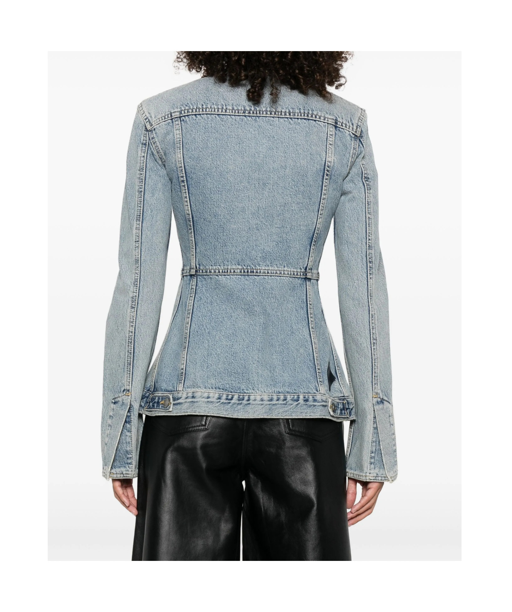 Haikure Temple Lagoon Denim Jacket In Blue