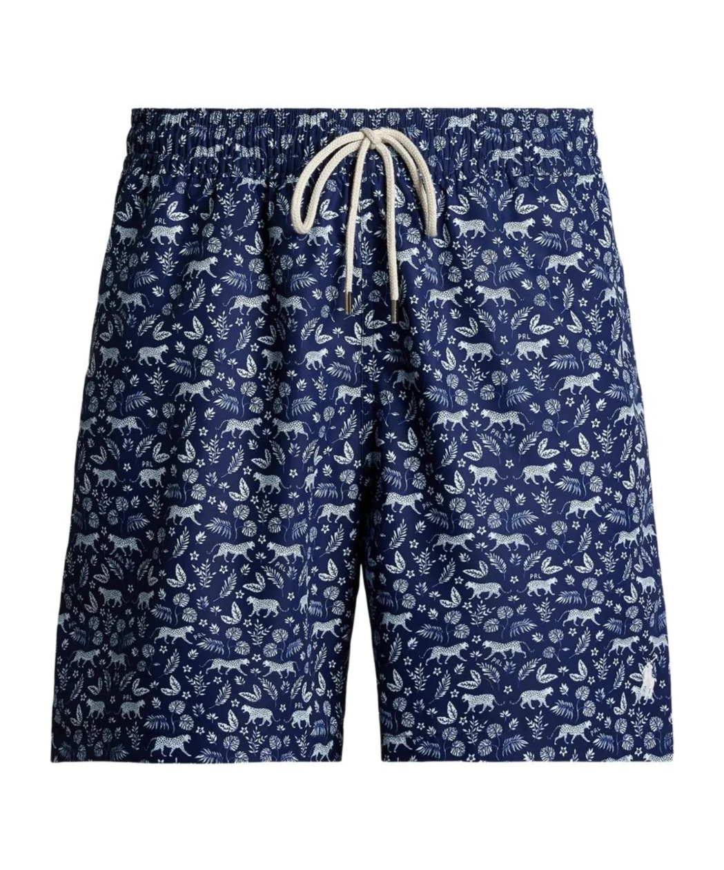 Polo Ralph Lauren Printed Swim Shorts In Blue