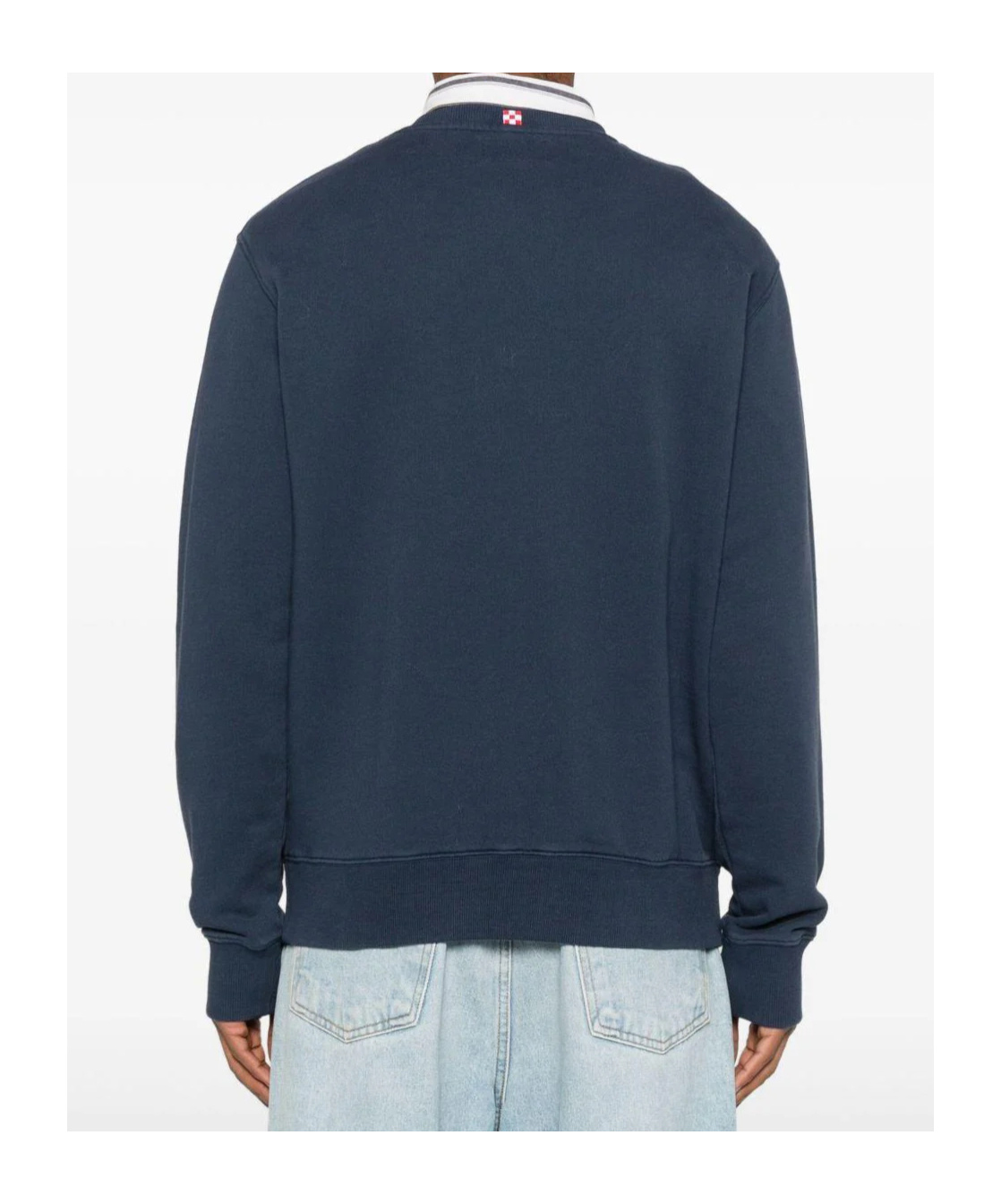 Mc2 Saint Barth Crewneck Long Sleeved Sweatshirt In Blue