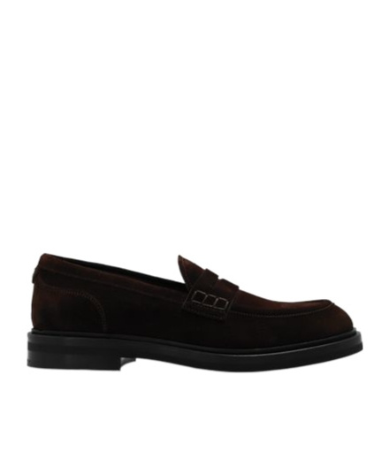Dolce & Gabbana Dolce Gabbana Round Toe Loafers In Black