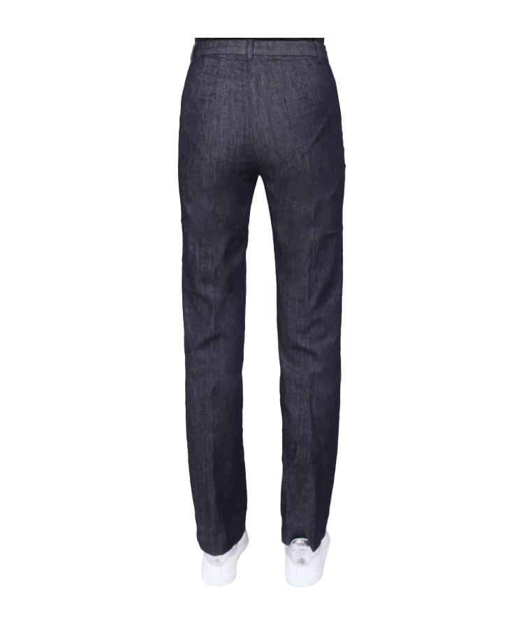 Max Mara Casual Pants With Belt Loops In Black
