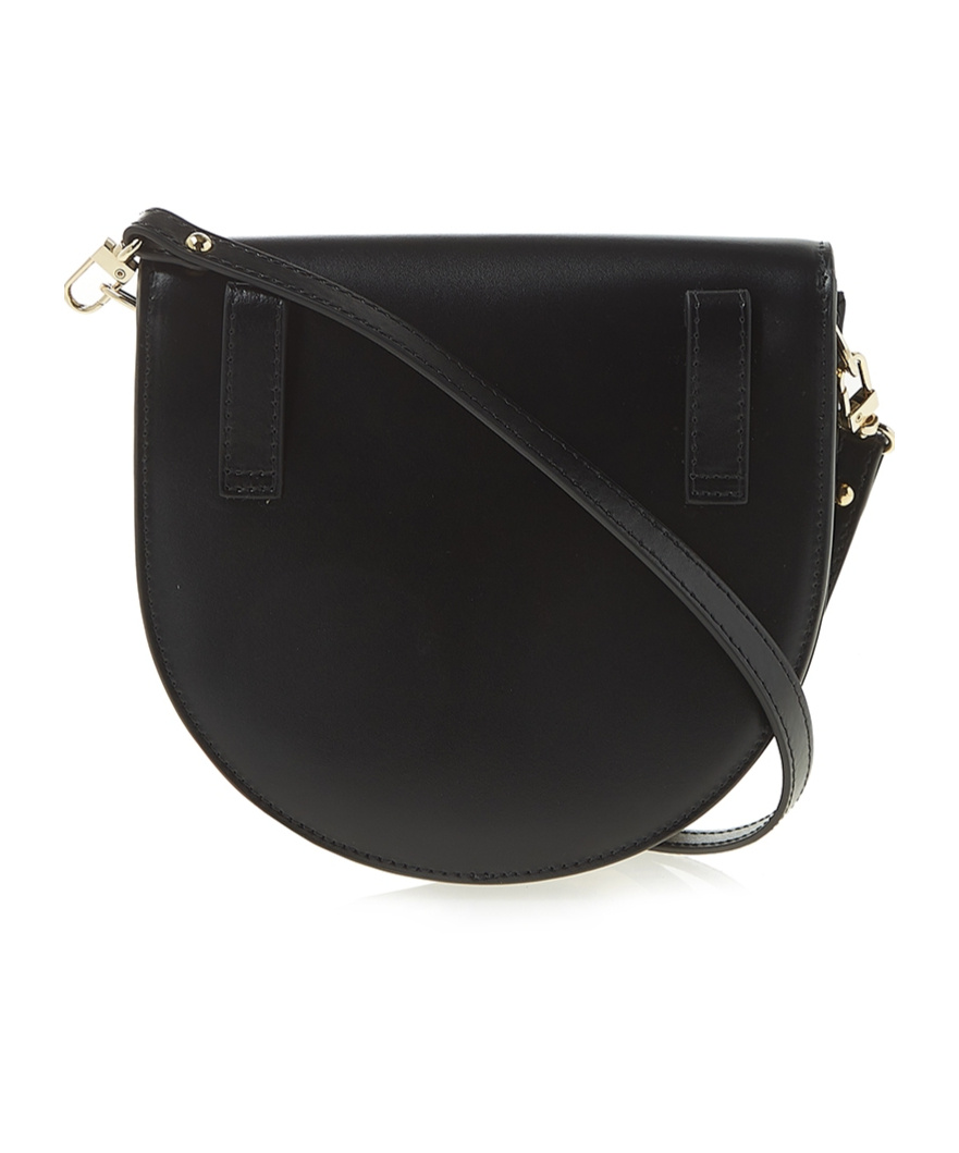 Vivienne Westwood Logo Plaque Cross Body Bag In Black