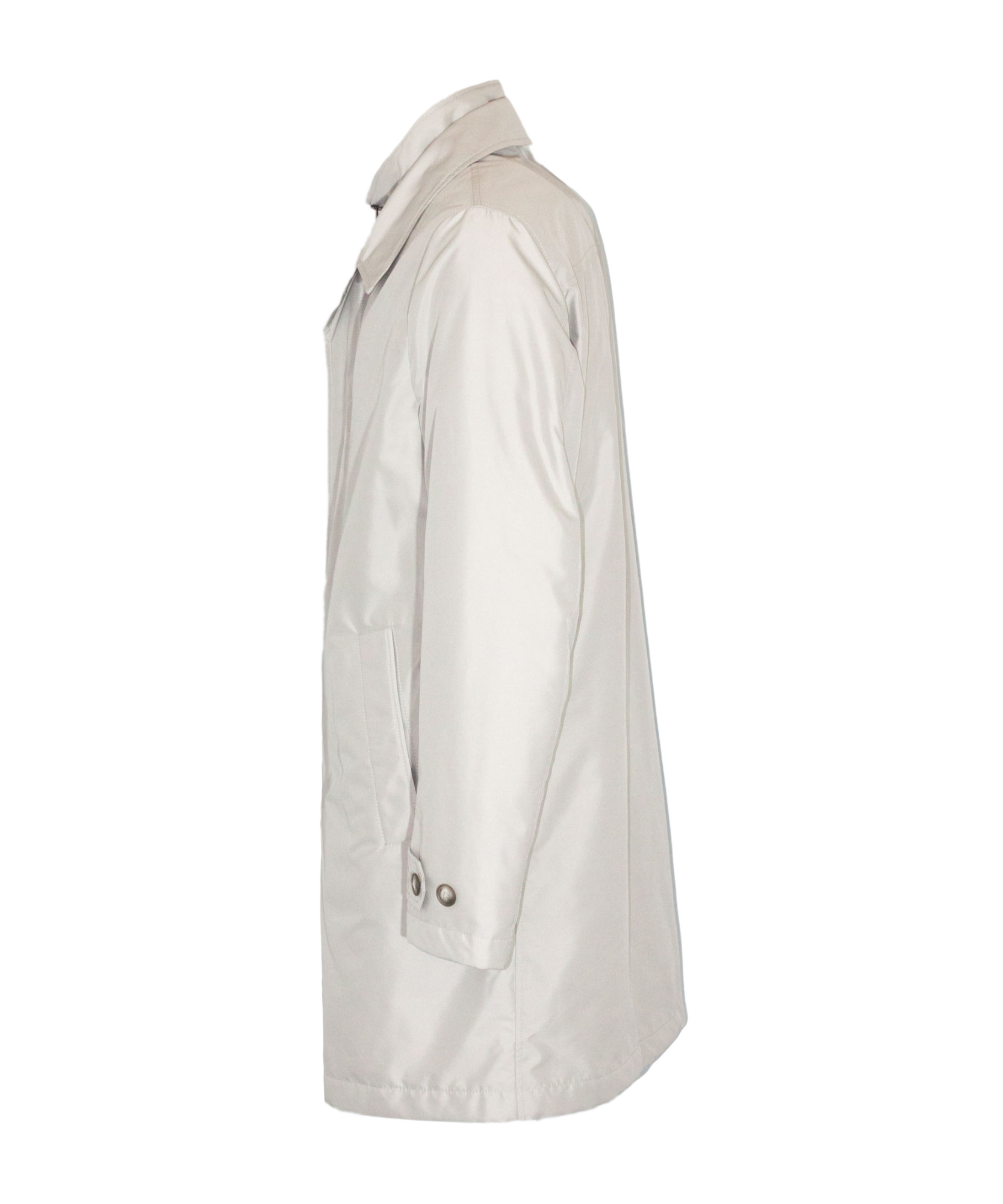 Fay Long-sleeved Coat In White