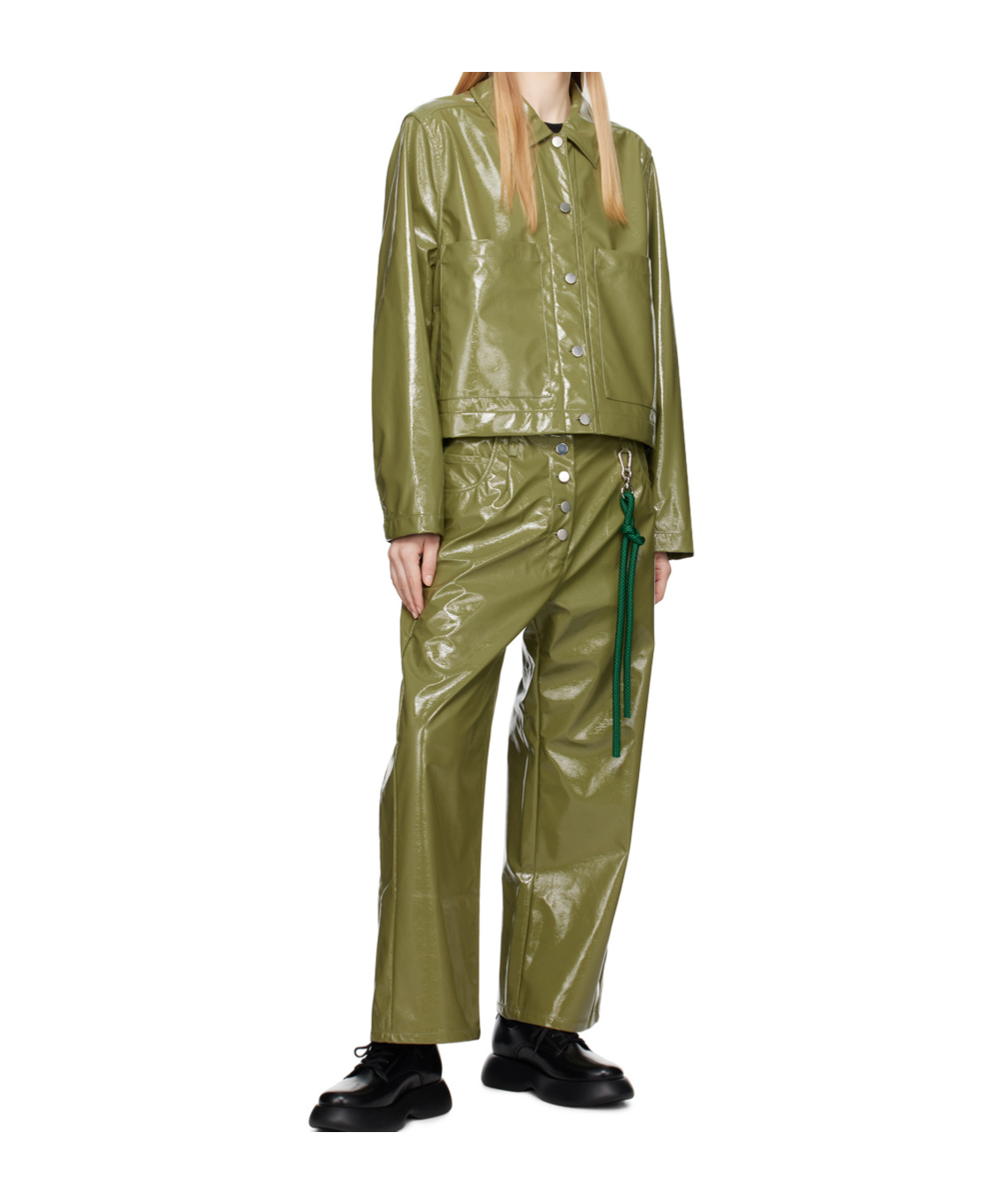 Song For The Mute Cropped Glossy Jacket