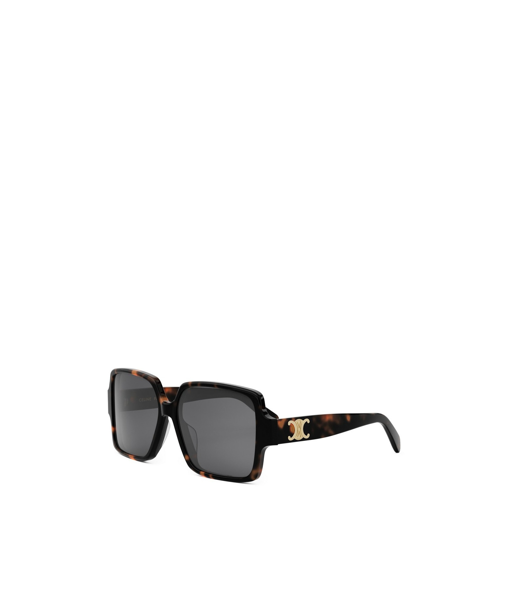 Celine Cl40316u Triomphe 52a Havana Sunglasses In Gray