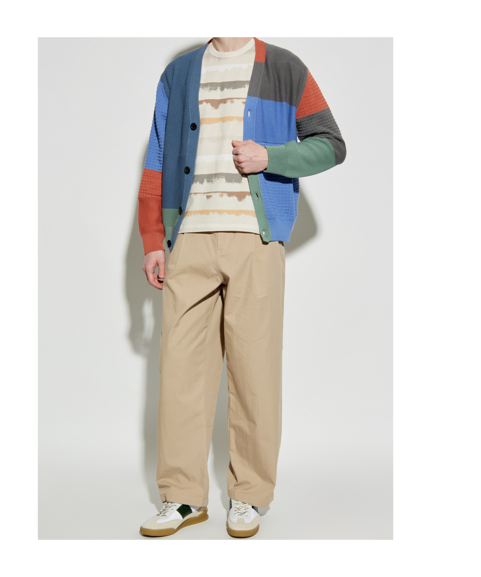 Ps By Paul Smith T-shirt Drip Stripe Toni Neutri In White