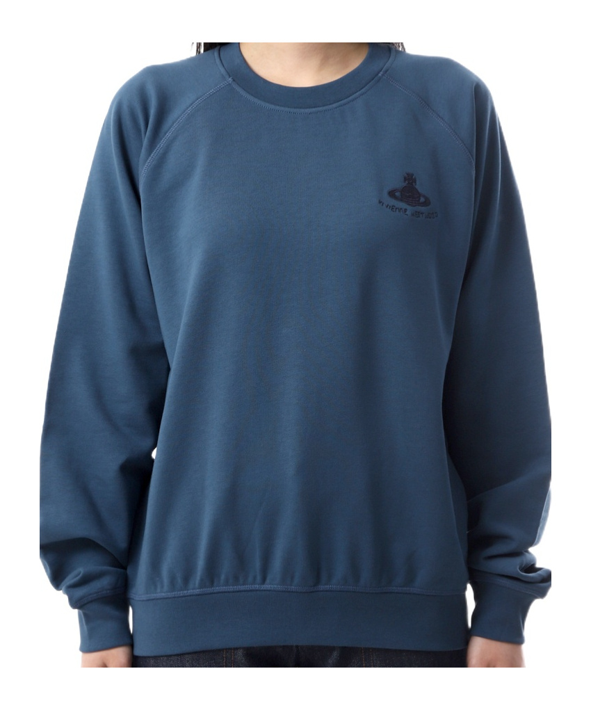 Vivienne Westwood Crew Neck Sweatshirt In Blue