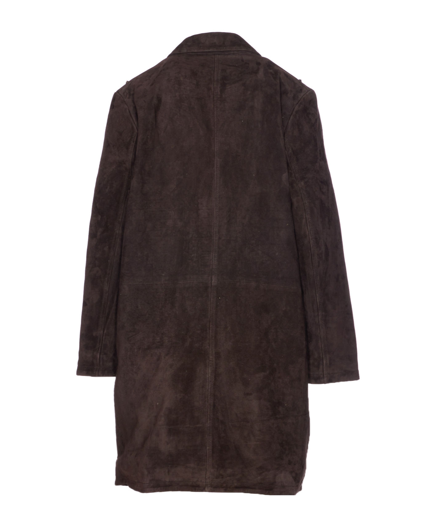 Sword 6.6.44 Long-sleeved Leather Jacket In Brown