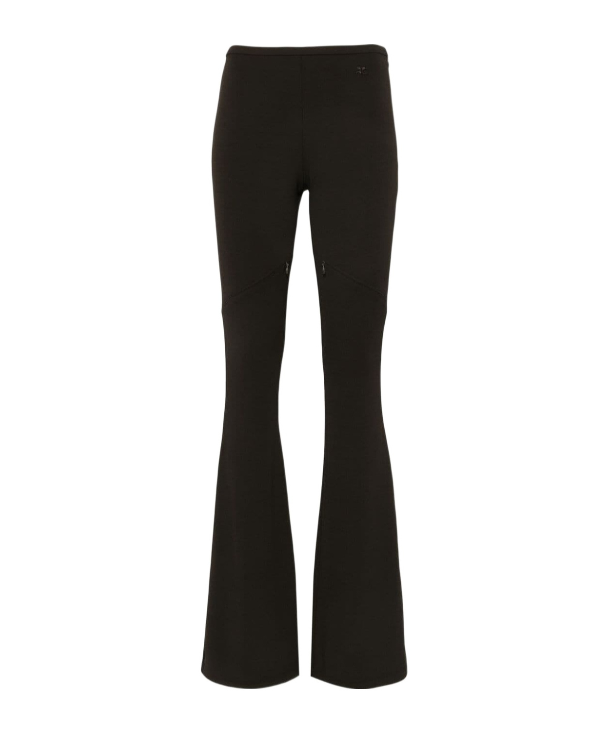 COURRÈGES ELLIPSE FLARED TROUSERS