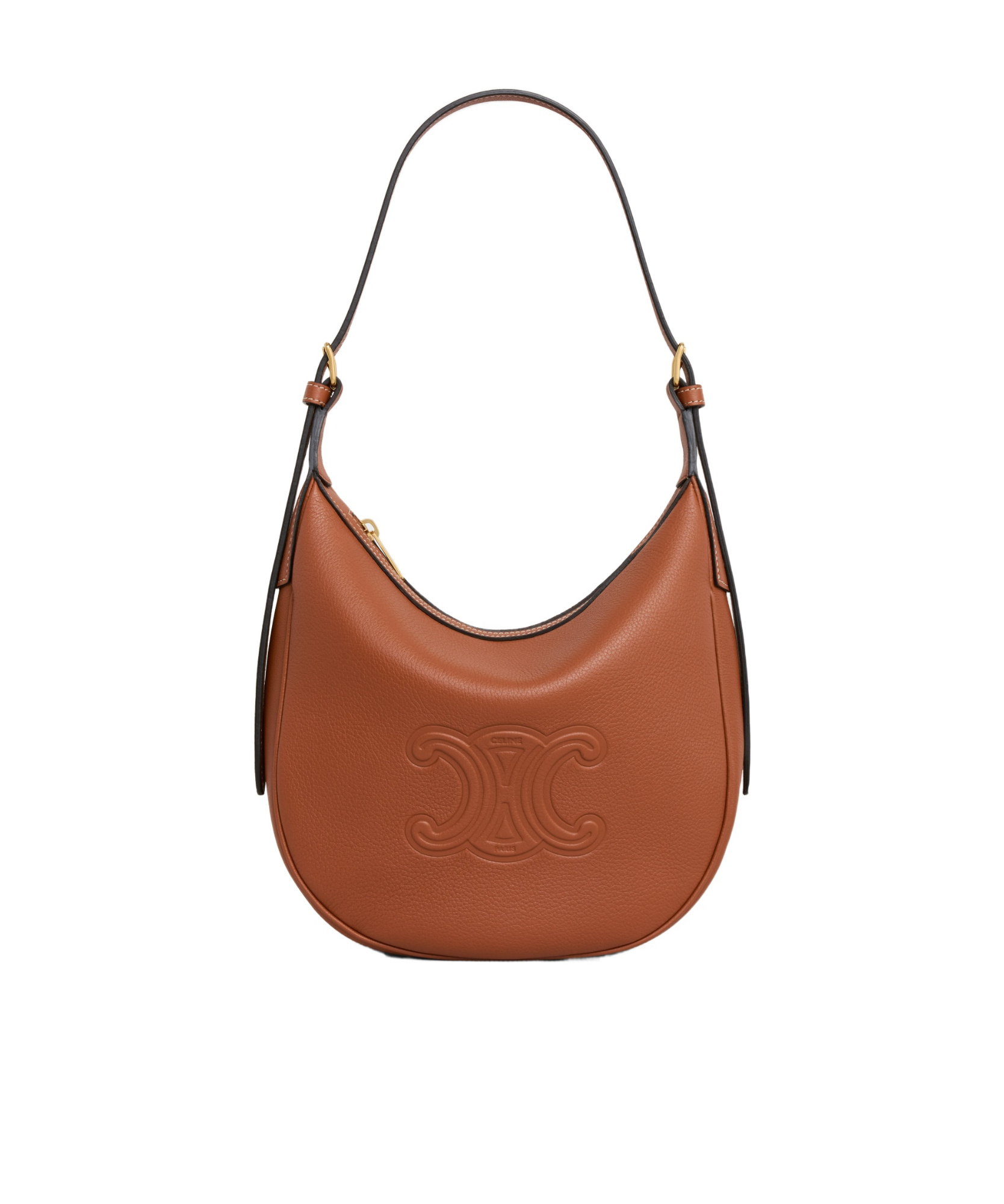 Celine Helo�se Shoulder Bag In Brown