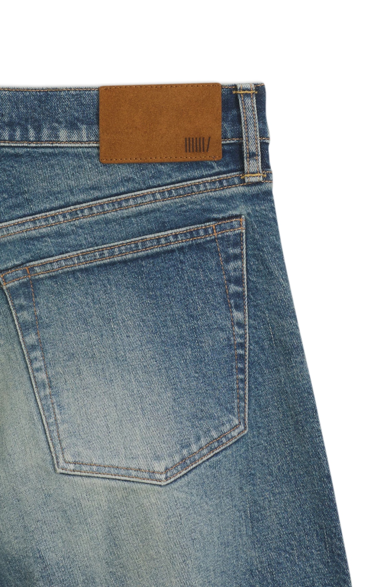 Hugo Boss Mens Medium Blue Beckham X Boss Slim-leg Mid-rise Stretch-denim Jeans In Blue