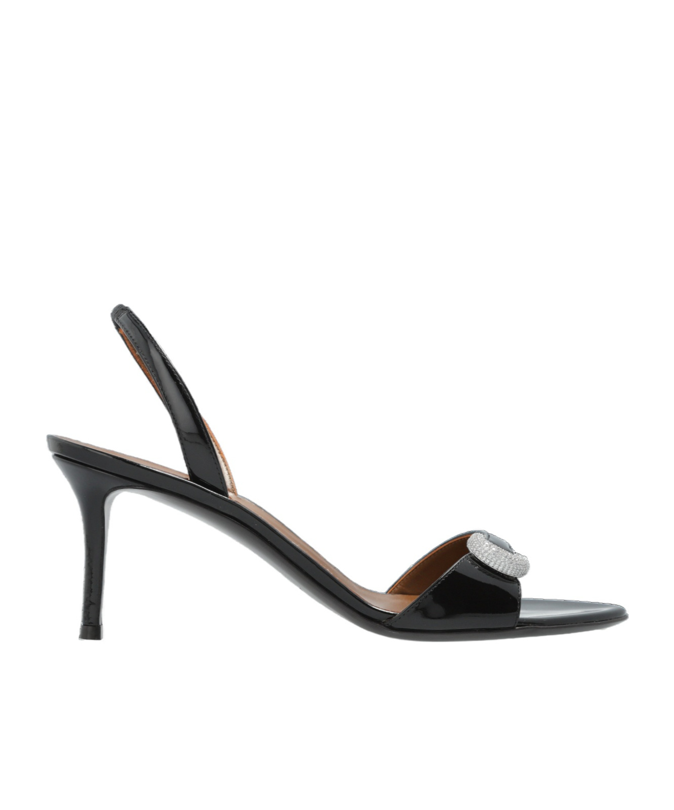 Giuseppe Zanotti 95mm Crystal-embellished Slingback Sandals In Black
