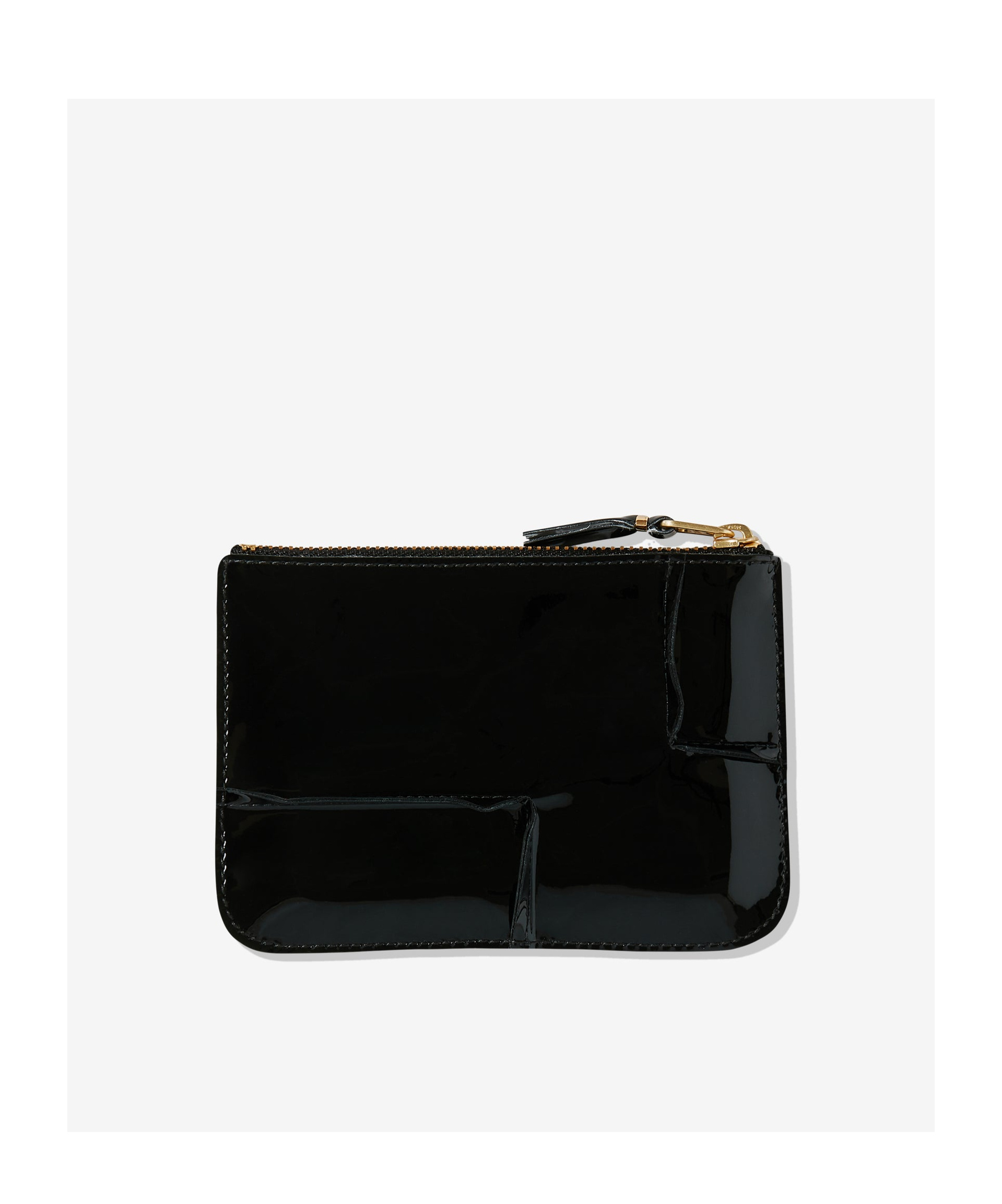 Comme Des Garçons Top Zipper Change Wallet In Black
