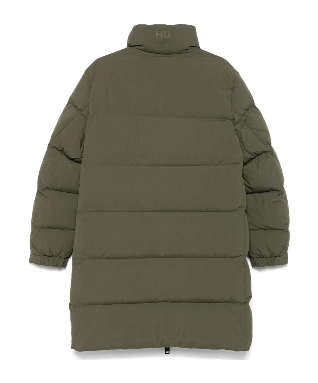 Hugo Boss Long Sleeve Down Jacket In Green
