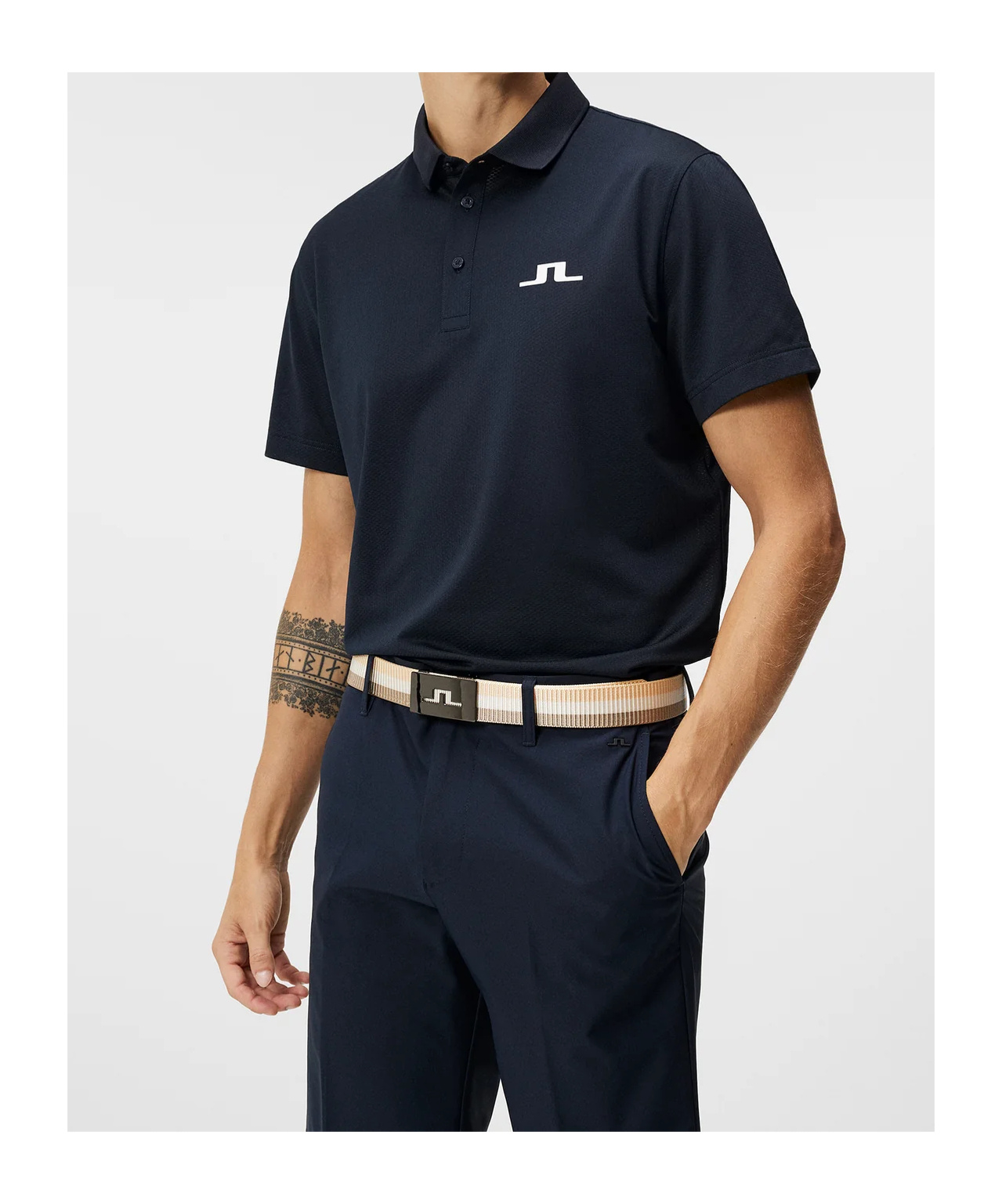 J. Lindeberg J.lindeberg Wince Regular Fit Polo In Blue