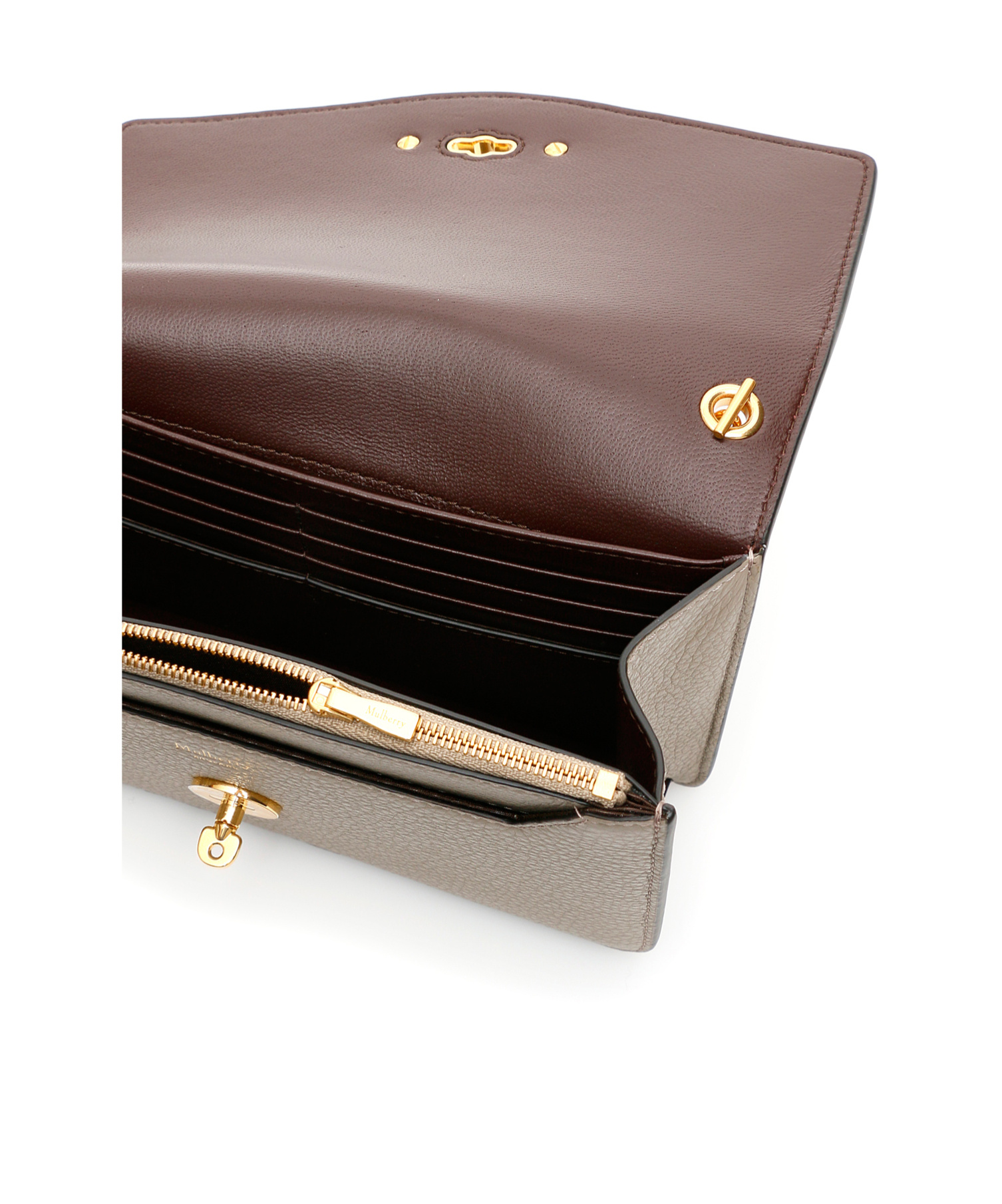 Shop Mulberry Small Darley Shoulder-bag In Gray